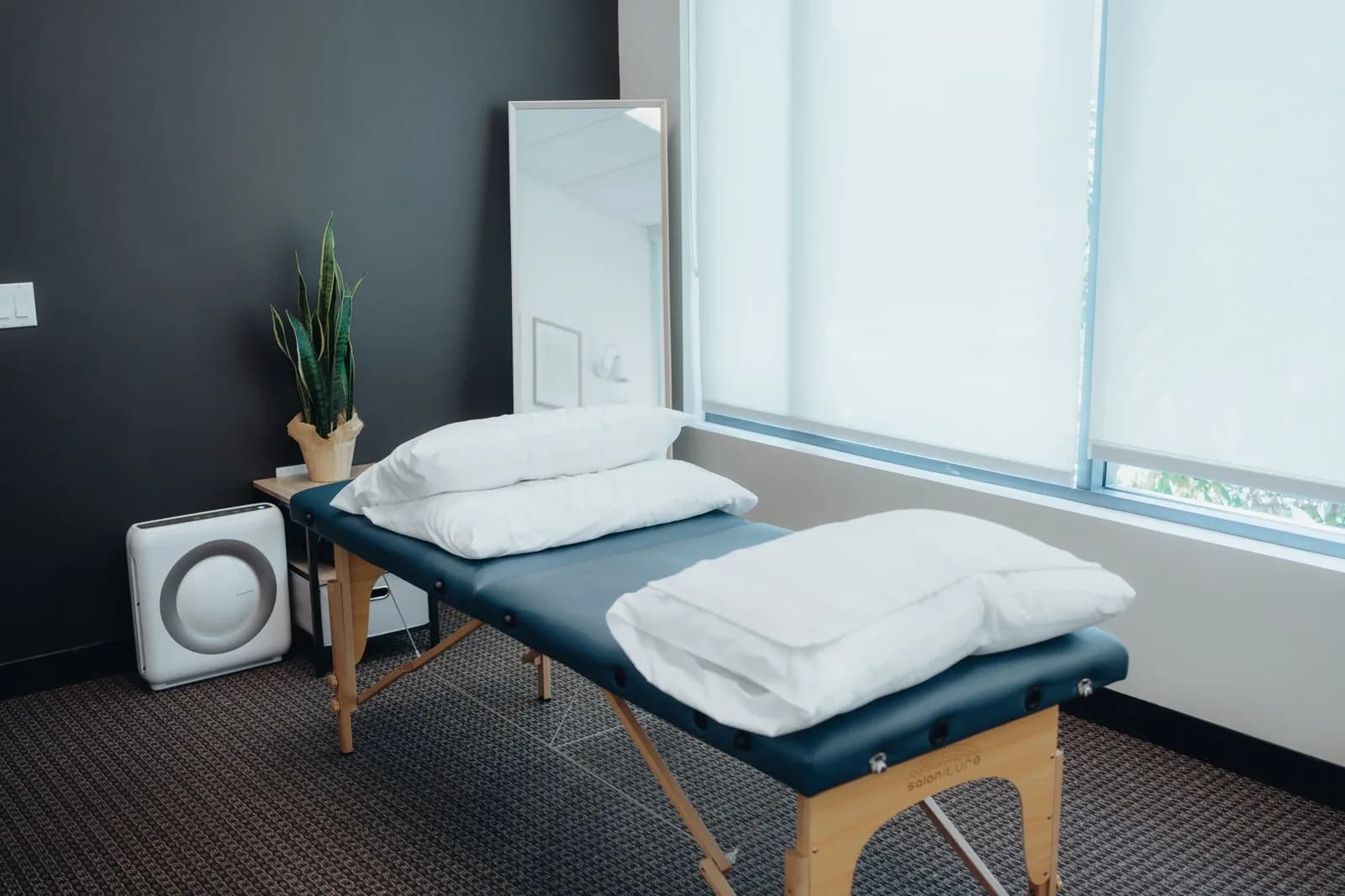 Private treatment room at the clinic